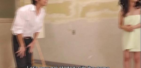  Subtitled CMNF ENF shy Japanese milf nude art class in HD